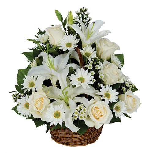 "Thinking of You" basket of flowers (BF212-11KM)