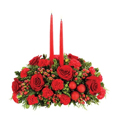 Red &amp; Green Christmas Centerpiece (BF285-11)
